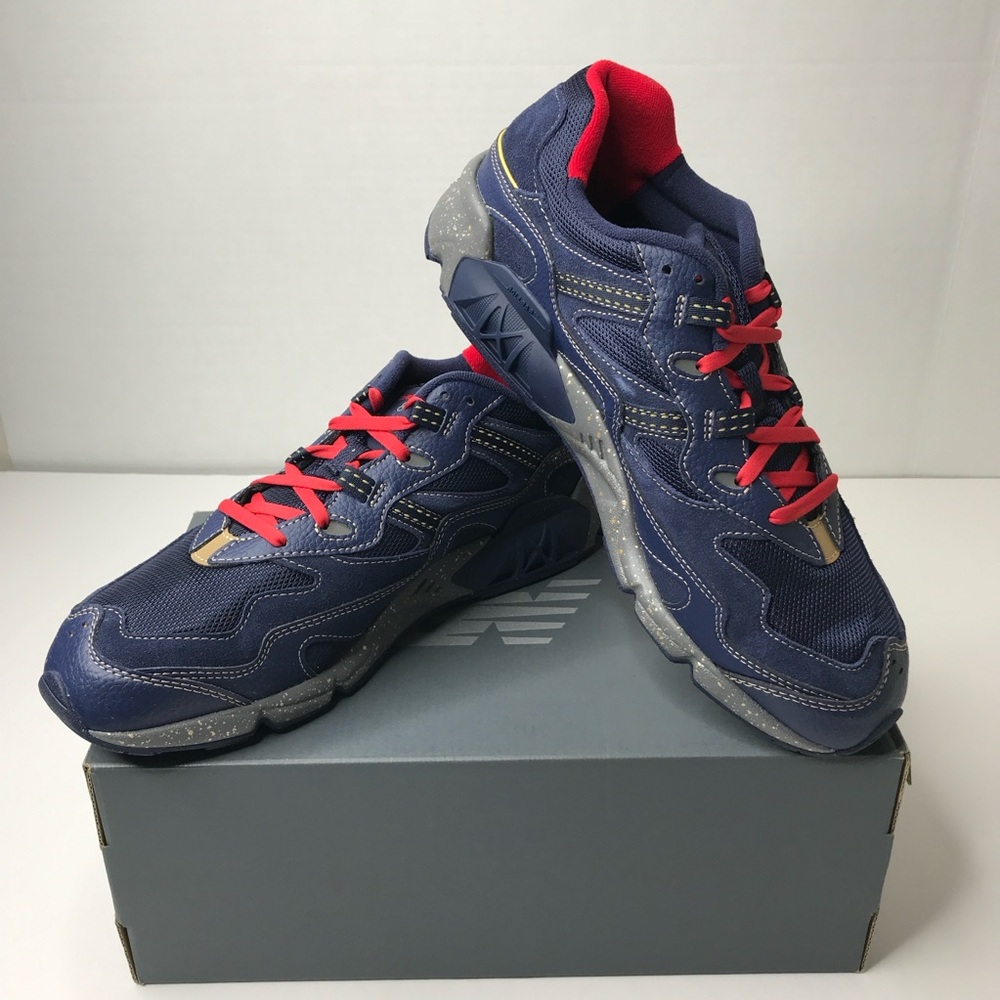 Black History Month New Balance “Inspire the Dream 850” Blue and Red Sneakers